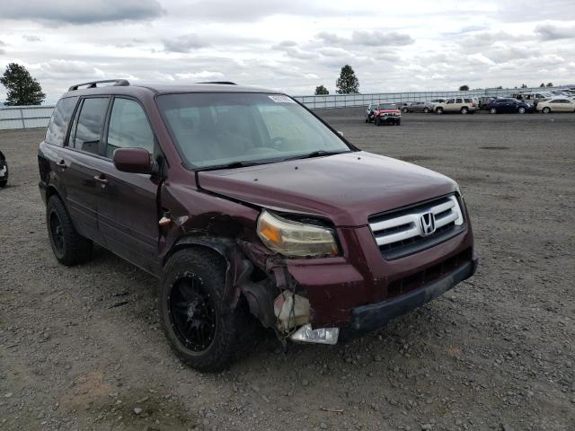 HONDA PILOT EX 2007 with VIN 2HKYF18437H538154 - Photo from auction