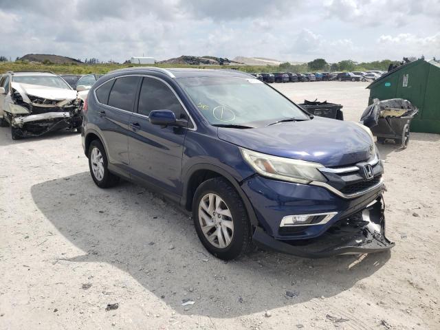 HONDA CR-V EXL 2015 with VIN 2HKRM4H74FH615456 - Photo from auction