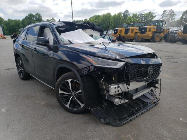 TOYOTA HIGHLANDER 2022 with VIN 5TDLZRBH3NS189905 - Photo from auction