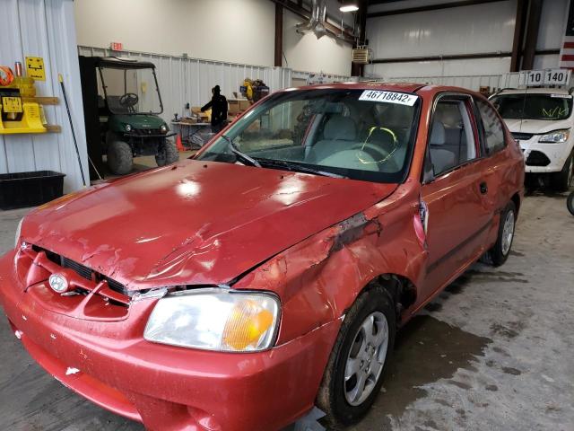 Photo 2 from auction – 2000 HYUNDAI ACCENT L with VIN KMHCF35G7YU055810