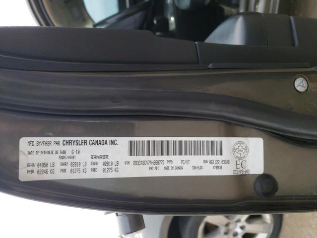 Photo 10 from auction – 2010 DODGE CHARGER SX with VIN 2B3CA3CV7AH269775
