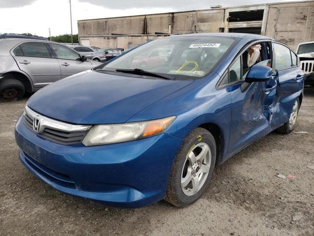 Photo 2 from auction – 2012 HONDA CIVIC LX with VIN 2HGFB2F58CH575886