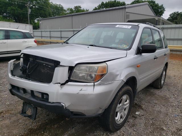 Photo 2 from auction – 2006 HONDA PILOT LX with VIN 2HKYF18166H520901