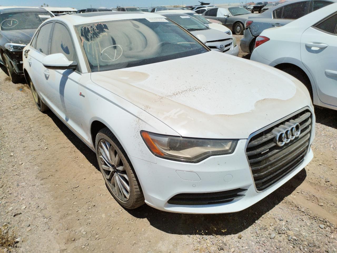 AUDI A6 PREMIUM 2014 with VIN WAUFGAFC2EN057062 - Photo from auction