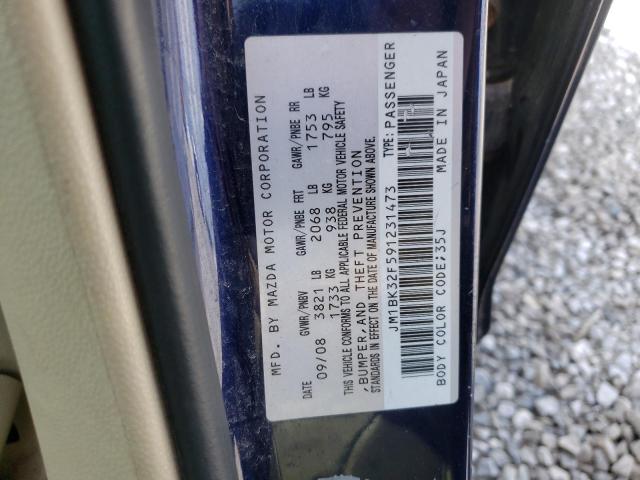 Photo 10 from auction – 2009 MAZDA 3 I with VIN JM1BK32F591231473