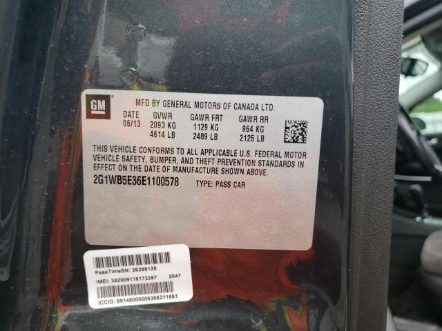 Photo 10 from auction – 2014 CHEVROLET IMPALA LIM with VIN 2G1WB5E36E1100578