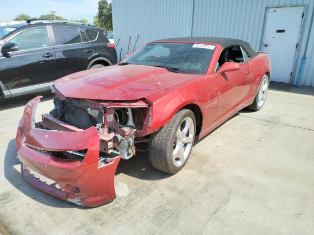 Photo 2 from auction – 2015 CHEVROLET CAMARO LT with VIN 2G1FF3D37F9183290