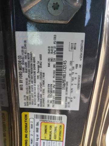 Photo 10 from auction – 2020 FORD MUSTANG with VIN 1FA6P8TH0L5132145