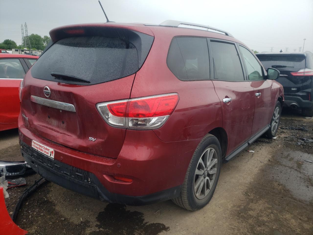 Photo 4 from auction – 2014 NISSAN PATHFINDER with VIN 5N1AR2MNXEC612901