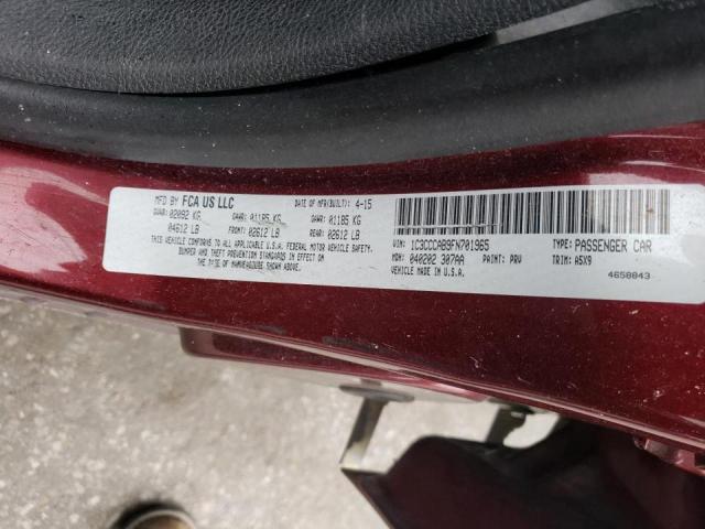 Photo 10 from auction – 2015 CHRYSLER 200 LIMITE with VIN 1C3CCCAB9FN701965