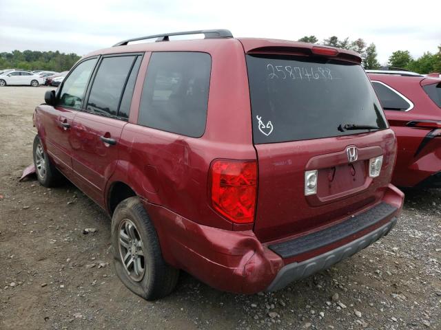 Photo 3 from auction – 2003 HONDA PILOT EXL with VIN 2HKYF18593H610560