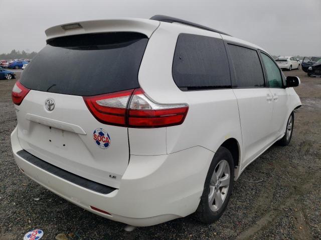 Photo 4 from auction – 2016 TOYOTA SIENNA LE with VIN 5TDKK3DC0GS701427