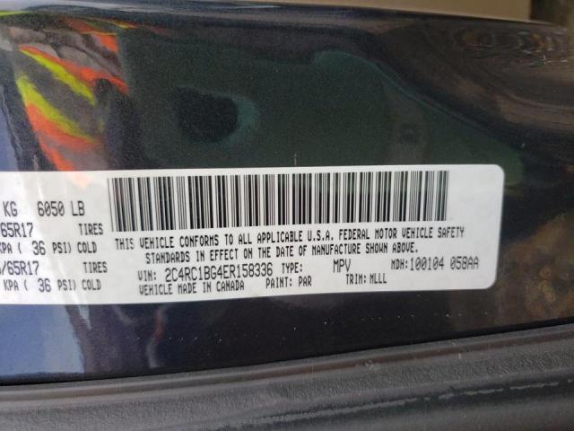 Photo 10 from auction – 2014 CHRYSLER TOWN & COU with VIN 2C4RC1BG4ER158336