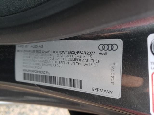Photo 10 from auction – 2017 AUDI A7 COMPETI with VIN WAUW3AFC0HN052765