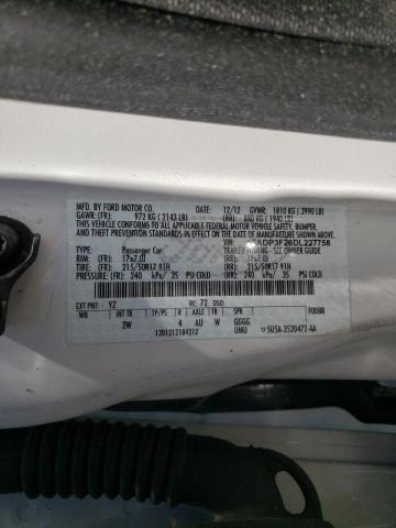 Photo 10 from auction – 2013 FORD FOCUS SE with VIN 1FADP3F26DL227758