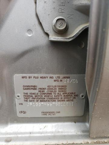 Photo 10 from auction – 2007 SUBARU IMPREZA WR with VIN JF1GG74667G811861
