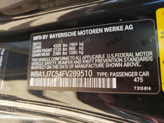 Photo 10 from auction – 2015 BMW M235I with VIN WBA1J7C54FV289510
