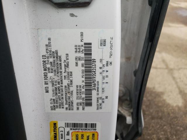 Photo 10 from auction – 2016 FORD FUSION SE with VIN 3FA6P0T92GR353789