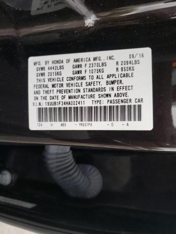 Photo 10 from auction – 2017 ACURA TLX with VIN 19UUB1F34HA002411