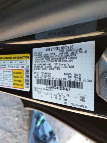 Photo 10 from auction – 2017 FORD FUSION S with VIN 3FA6P0G78HR184422