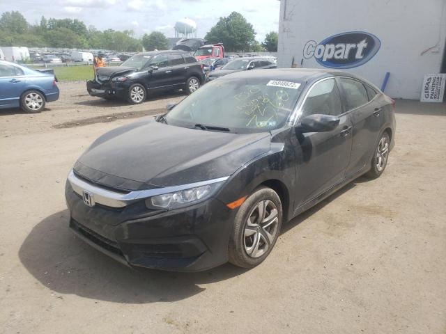 Photo 2 from auction – 2017 HONDA CIVIC LX with VIN 2HGFC2F57HH549588