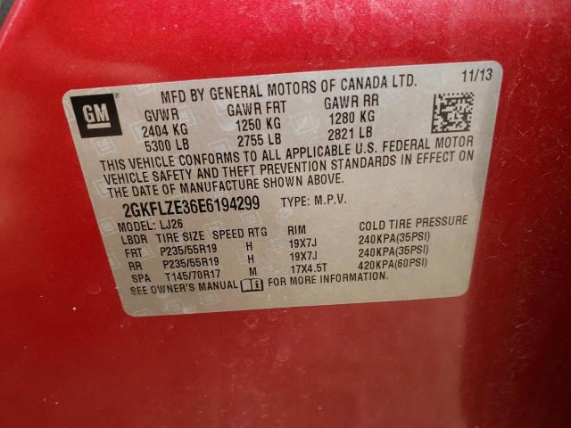 Photo 10 from auction – 2014 GMC TERRAIN DE with VIN 2GKFLZE36E6194299