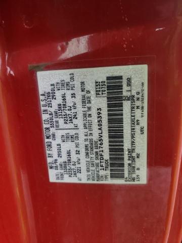 Photo 10 from auction – 1997 FORD F150 with VIN 1FTDF1765VLA05393