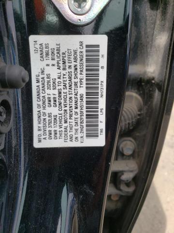 Photo 10 from auction – 2015 HONDA CIVIC EXL with VIN 2HGFB2F93FH515490