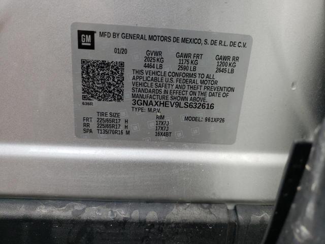 Photo 10 from auction – 2020 CHEVROLET EQUINOX LS with VIN 3GNAXHEV9LS632616