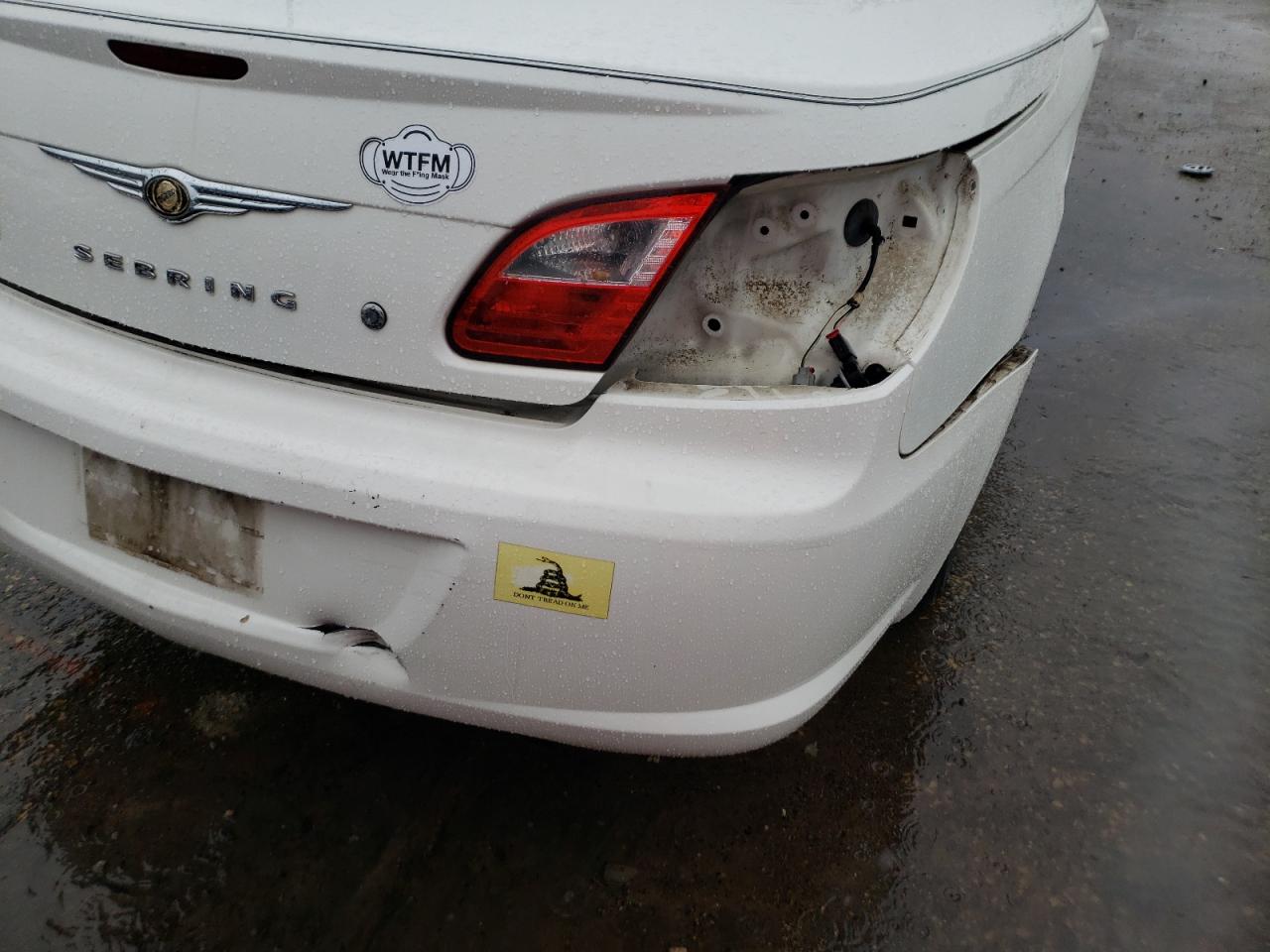 Photo 9 from auction – 2008 CHRYSLER SEBRING with VIN 1C3LC45K18N675056