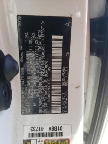 Photo 10 from auction – 2010 TOYOTA SIENNA CE with VIN 5TDKK4CC7AS313187