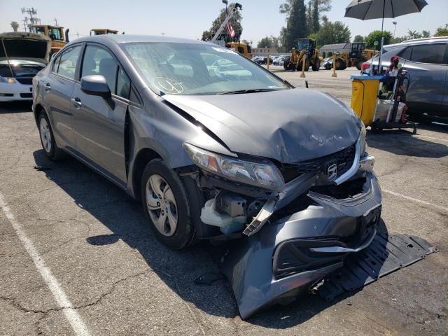 HONDA CIVIC LX 2013 with VIN 19XFB2F53DE282019 - Photo from auction