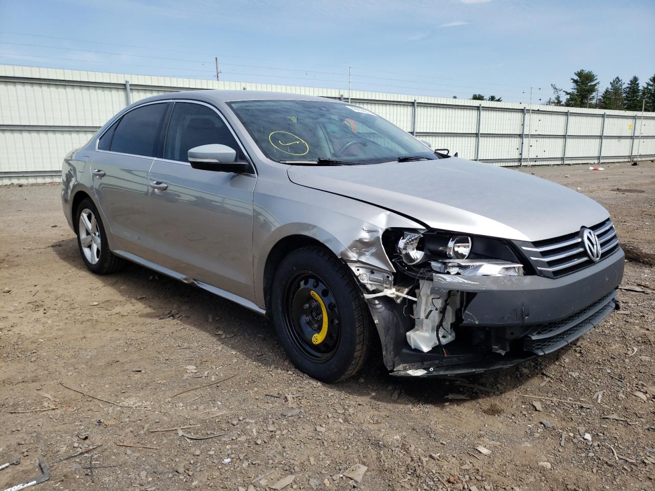 VOLKSWAGEN PASSAT SE 2013 with VIN 1VWBP7A31DC021964 - Photo from auction