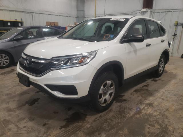 Photo 2 from auction – 2016 HONDA CR-V LX with VIN 5J6RM4H39GL017058