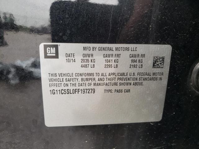 Photo 10 from auction – 2015 CHEVROLET MALIBU 1LT with VIN 1G11C5SL0FF197279