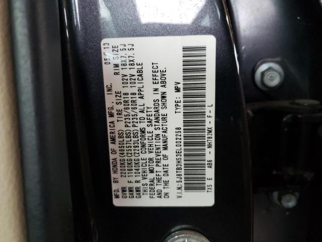 Photo 10 from auction – 2014 ACURA RDX TECHNO with VIN 5J8TB3H53EL002258