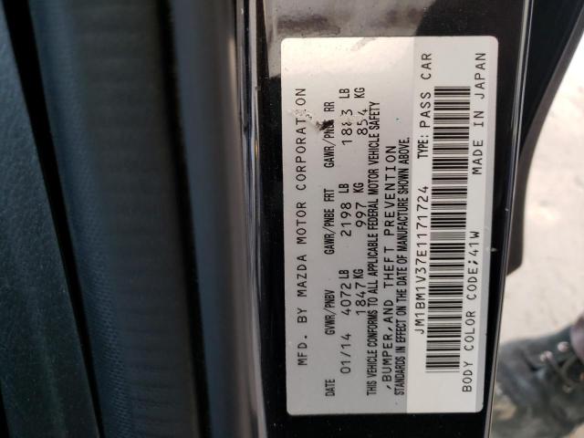 Photo 10 from auction – 2014 MAZDA 3 TOURING with VIN JM1BM1V37E1171724