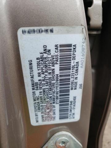 Photo 10 from auction – 2000 TOYOTA COROLLA VE with VIN 2T1BR18E1YC376664