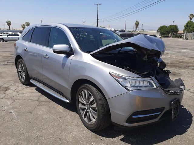 ACURA MDX TECHNO 2016 with VIN 5FRYD4H44GB006187 - Photo from auction