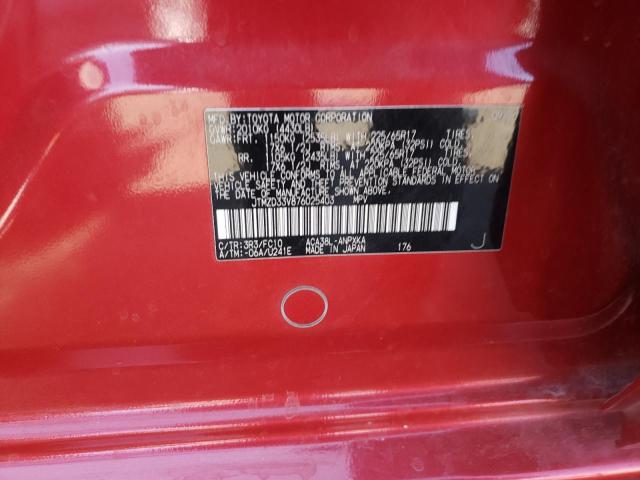 Zdjęcie 10 z aukcji – 2007 TOYOTA RAV4 z VIN JTMZD33V876025403
