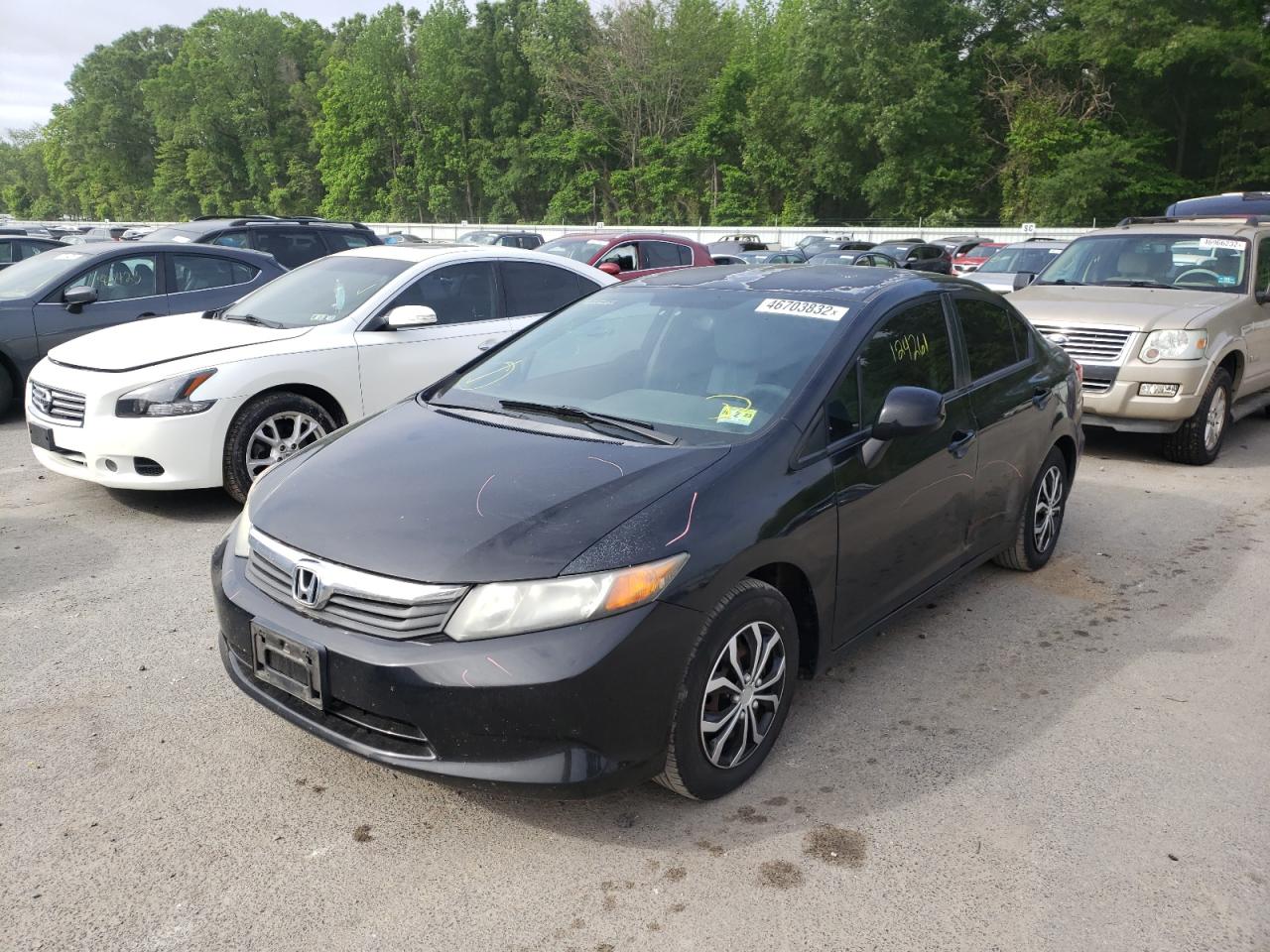 Photo 14 from auction – 2012 HONDA CIVIC LX with VIN 2HGFB2F50CH584243