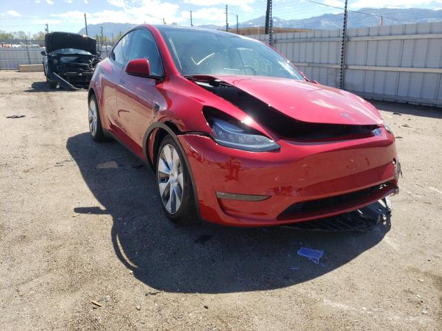 TESLA MODEL Y 2021 with VIN 5YJYGDEE7MF248084 - Photo from auction