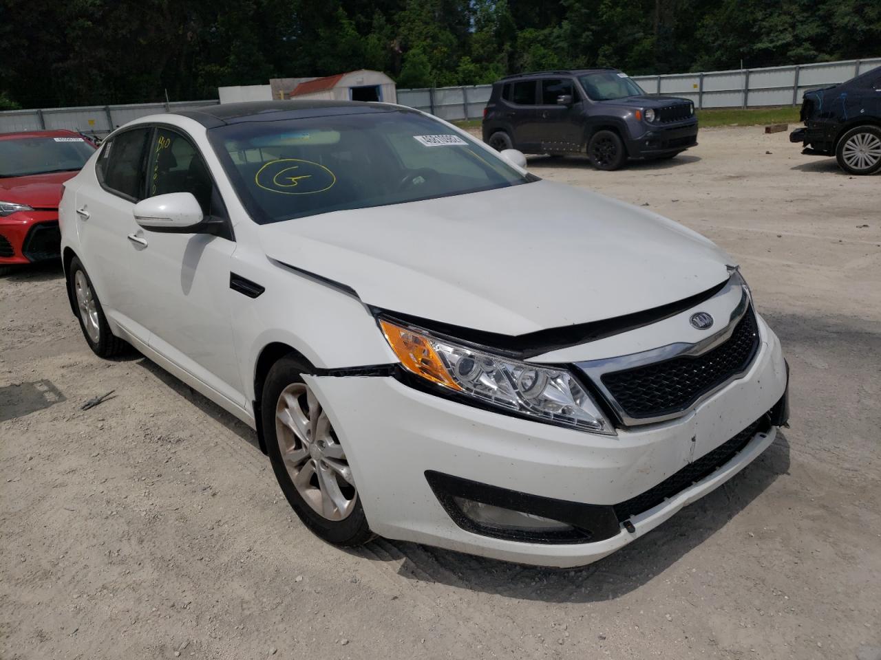 KIA OPTIMA EX 2013 with VIN 5XXGN4A79DG117938 - Photo from auction