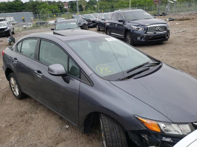 HONDA CIVIC EX 2012 with VIN 19XFB2F81CE335163 - Photo from auction