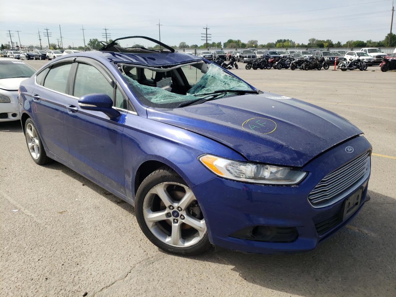 FORD FUSION SE 2016 with VIN 3FA6P0H97GR355675 - Photo from auction
