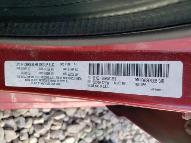 صورة رقم 10 من المزاد - 2011 CHRYSLER 200 TOURIN مع VIN 1C3BC1FB8BN511383