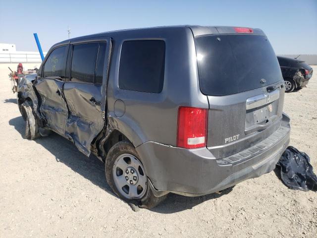 Photo 3 from auction – 2013 HONDA PILOT LX with VIN 5FNYF3H28DB030590