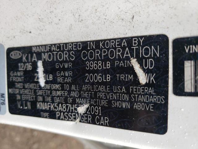 Photo 10 from auction – 2017 KIA FORTE LX with VIN KNAFK5A87H5702091