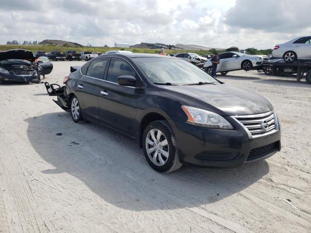 NISSAN SENTRA S 2013 with VIN 3N1AB7AP3DL722514 - Photo from auction