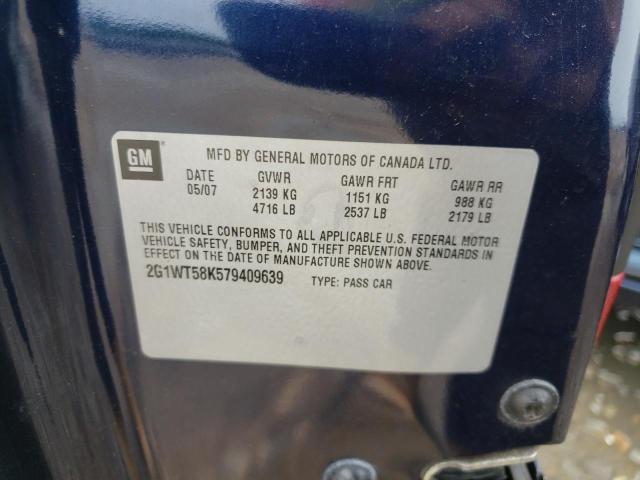 Photo 10 from auction – 2007 CHEVROLET IMPALA LT with VIN 2G1WT58K579409639